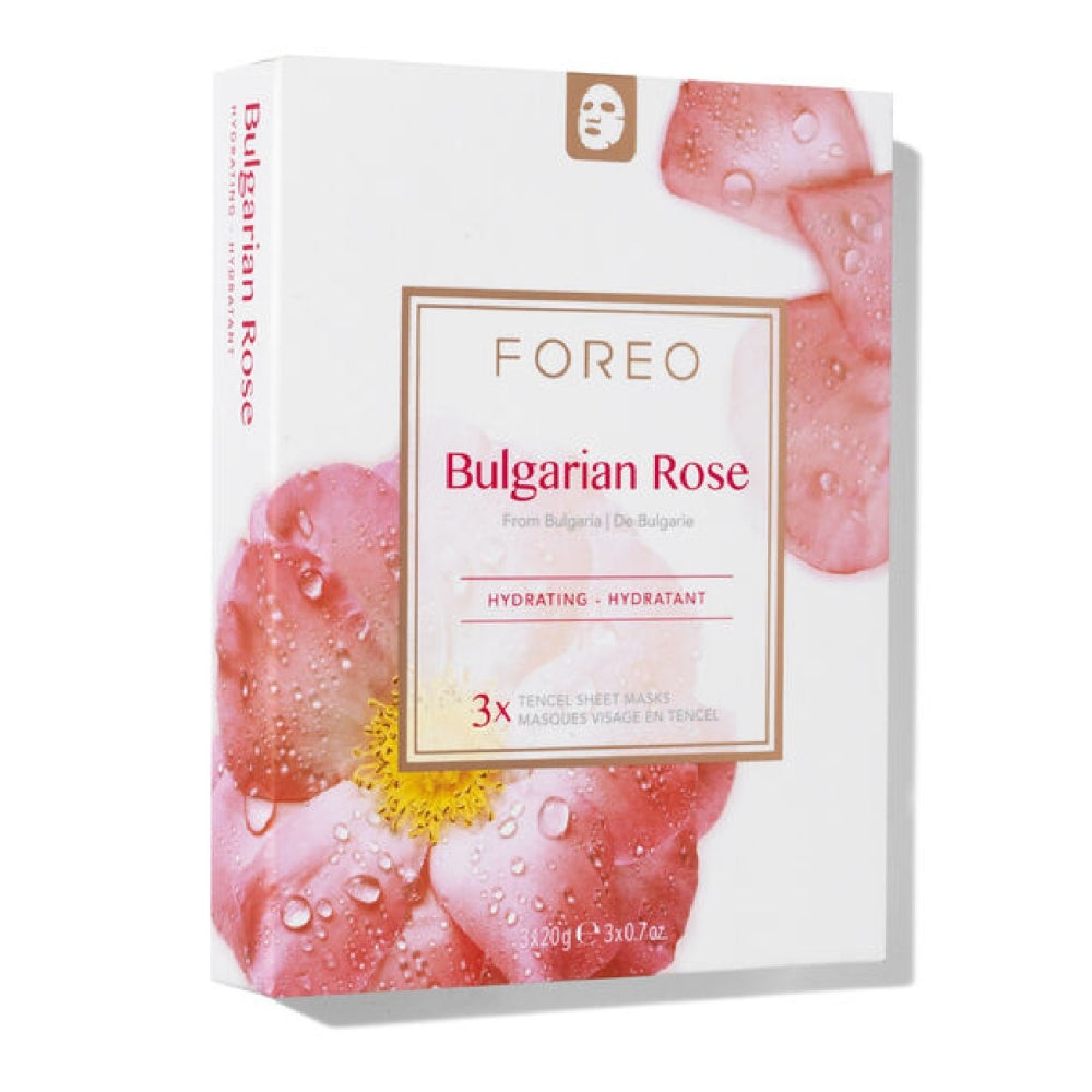 Rose Emporium Sheet Masks x | Farm MaleSkin Foreo 3 to Bulgarian Face